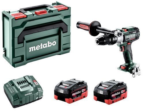 Шуруповерт-дриль акумуляторний ударний Metabo SB 18 LTX-3 BL I METAL 18 В 130 Нм (603183660)