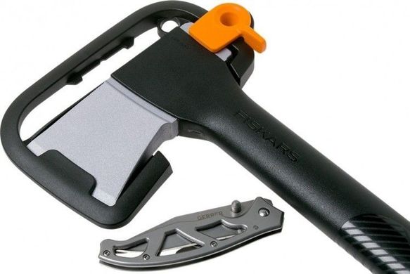 Set tourist axe + knife Fiskars Solid A6 392 mm 0.643 kg (1057911)