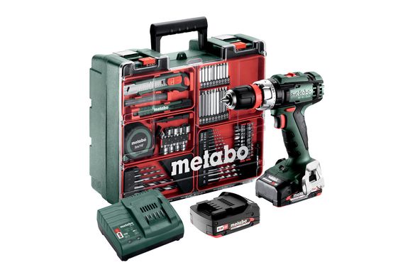 Шуруповерт-дриль акумуляторний Metabo BS 18 L Quick Mobile Workshop 18 В 50 Нм (602320870)