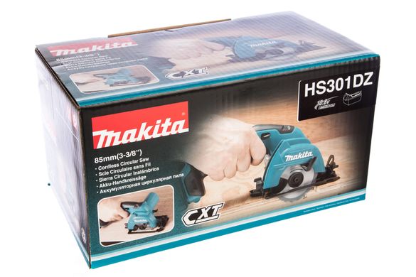 Пила циркулярна акумуляторна Makita 10.8 В 85 мм (HS301DZ)