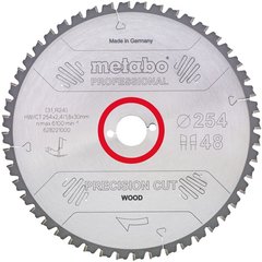 Диск пильний Metabo PrecisionCut Wood - Professional 254 мм 30 мм (628222000)