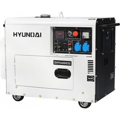 Генератор дизельний Hyundai 5000 Вт (DHY 6000SE)