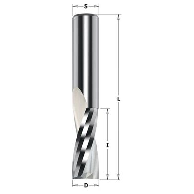 Spiral flat milling cutter CMT 4х8х15 mm (191.840.11)