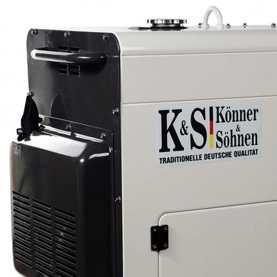 Генератор дизельний Könner & Söhnen KS 8200HDES-1/3 ATSR 6500 Вт 15 л (KS8200HDES-1/3 ATSR)