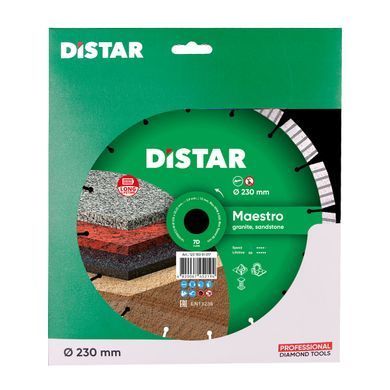 Круг відрізний алмазний Distar 1A1RSS/C3-W Maestro 230x2.6/1.6х22.23 мм (10115535013)
