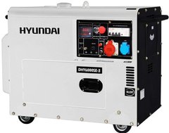 Генератор дизельний Hyundai 5000 Вт (DHY 6000SE-3)