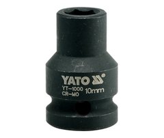 Головка торцевая 1/2 "10 мм 6-гранна ударна Yato YT-1000
