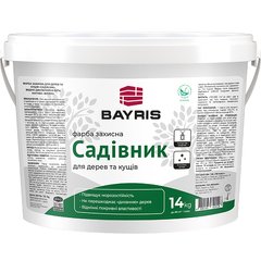 Фарба для дерев Bayris Садівник захисна 14 кг 40 м² (Б00000582)