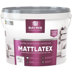 Фарба інтер'єрна Bayris Mattlatex 4.2 кг біла (Б00002827)