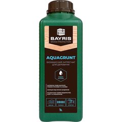 Біозахисний імпрегнат для деревини Bayris Aquagrunt 1 л 150-250 мл/м² (Б00002295)