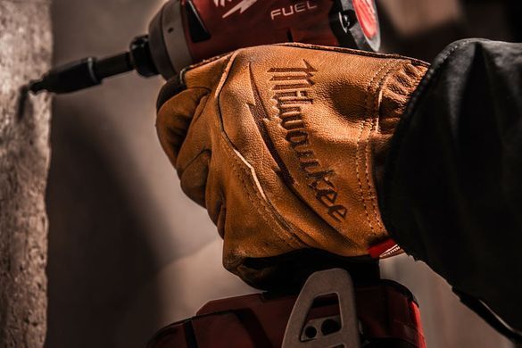 Leather work gloves Milwaukee EN ISO 21420 і EN 388:2016 s.8/М (4932478123)