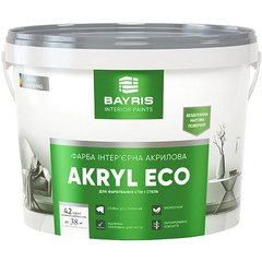 Фарба інтер'єрна Bayris Acryl Eco 4.2 кг сніжно-біла (Б00002825)
