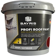 Фарба для дахів Bayris Profi Roof Paint 1 кг бордова (Б00002269)