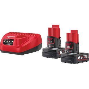 Акумуляторний набір Milwaukee M12 NRG-602 12 В 6 Аг (4933451903)