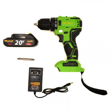 Cordless screwdriver Procraft PA-18LIBL 20 V 1475 rpm (000189)