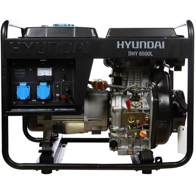 Генератор дизельний Hyundai 5000 Вт (DHY 6500L)