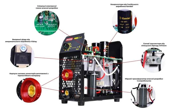 Welding inverter Paton Mini R4 150 А 1.6-4 mm (1011015011)