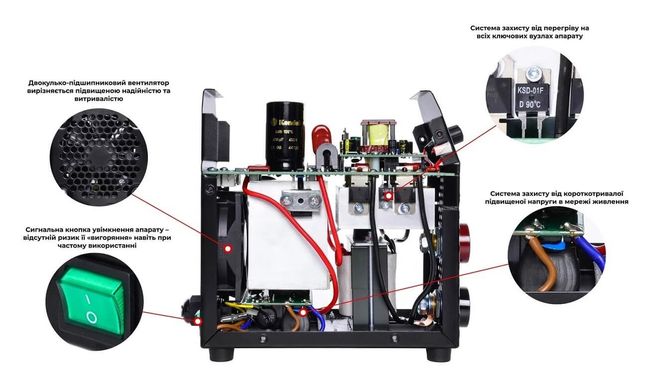 Інвертор зварювальний Патон Mini R4 150 А 1.6-4 мм (1011015011)