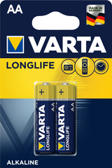 Батарея VARTA LONGLIFE AA BLI 2 ALKALINE