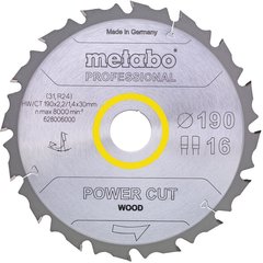 Диск пильний Metabo PowerCut Wood - Professional 230 мм 30 мм (628011000)
