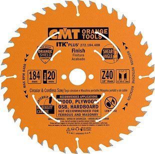 Wood sawing disc СМТ ITK Plus 184х20 mm 40 teeth (272.184.40H)
