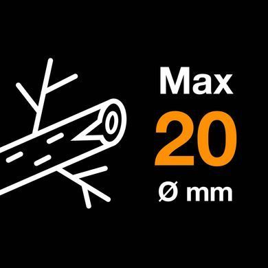 Contact pruner Fiskars Solid P371 22 mm 190 g (1057166)