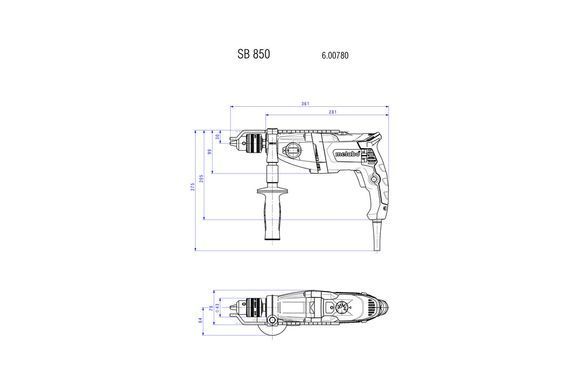 Corded drill impact Metabo SBE 780-2 780 W 3100 rpm (600781000)