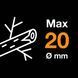 Contact pruner Fiskars Solid P371 22 mm 190 g (1057166)