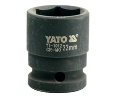 Головка торцева 1/2 "22 мм 6-гранна ударна Yato YT-1012