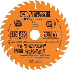 Wood sawing disc СМТ 136х20х36 mm (272.136.36H)