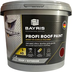Фарба для дахів Bayris Profi Roof Paint 5 кг бордова (Б00002270)