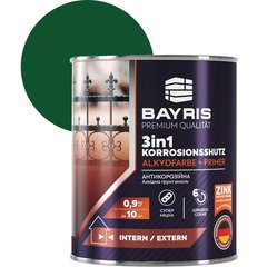 Enamel paint Bayris Korrosionsshutz 3 in 1 0.9 kg green (Б00002040)