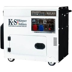 Генератор дизельний Könner & Söhnen KS 9200HDES-1/3 ATSR 7500 Вт 15 л (KS9200HDES-1/3 ATSR)