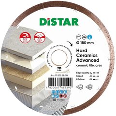 Круг відрізний алмазний Distar 1A1R Hard Ceramics Advanced 180 мм 25.4 мм (11120528014)