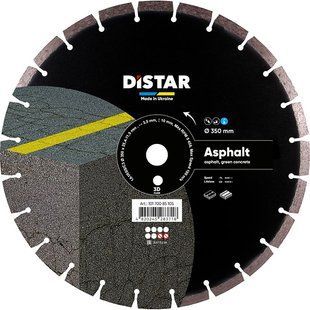 Круг відрізний алмазний Distar Asphalt 1A1RSS 350х3.5/2.5х25.4 мм (10170085105)