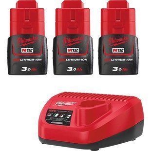 Акумуляторний набір Milwaukee M12 NRG-303 12 В 3 Аг (4933459207)