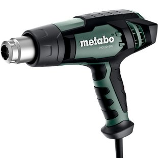 Фен будівельний мережевий Metabo HG 20-600 2000 Вт 0.62 кг (602066000)