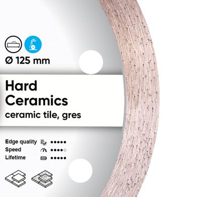 Круг відрізний алмазний Distar 1A1R Hard Ceramics 125 мм 22.23 мм (11115048010)