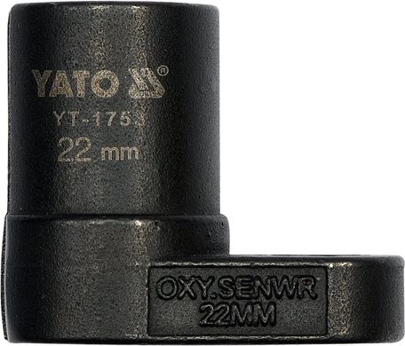 Ключ торцевий 22 мм для лямбда-зонда YATO YT-1753