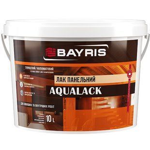 Panel varnish Bayris Aqualack 10 l semi-matte (Б00000662)
