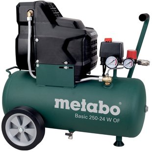 Компресор поршневий мережевий Metabo Basic 250-24 W OF 1500 Вт 8 бар (601532000)