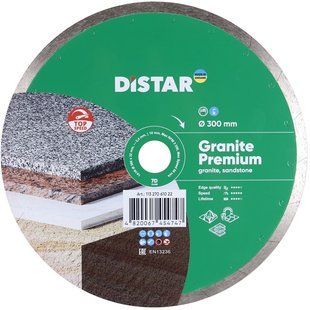 Круг відрізний алмазний Distar 1A1R Granite Premium 300 мм 32 мм (11327061022)