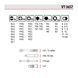 Socket and bit kit Intertool STORM with a ratchet 0.93 kg 57 pcs (VT-3657)