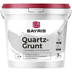 Acrylic adhesive primer Bayris Quartz-Grunt 3 kg 250-350 g/m² (Б00002058)