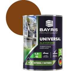 Фарба емаль Bayris Universal аклідна 0.9 кг жовто-коричнева (Б00002012)