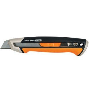 Ніж будівельний Fiskars Pro CarbonMax 165 мм 0.1 кг висувне сегментне лезо (1027227)