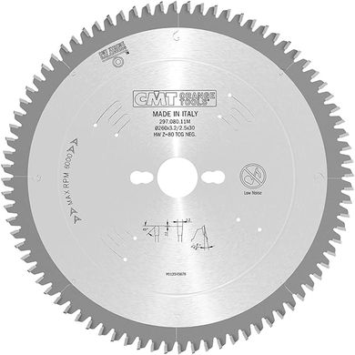 Saw disc on metal СМТ Xtreme 260х30 mm 80 teeth (297.080.11M)