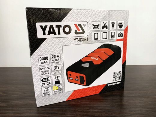Пристрій зарядний Yato 12 В 9 Аг (YT-83081)