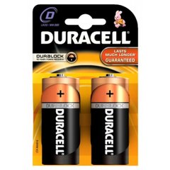 Батарея D DURACELL 1.5V LR20 Basic (2од), пак