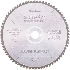 Диск пильний Metabo Aluminium Cut - Professional 254 мм 30 мм (628447000)